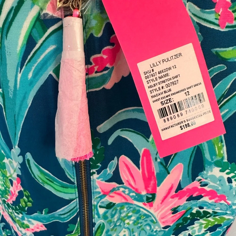 NWT Lilly Pulitzer dress. Style Kelby  shift dress - size 12 - Picture 2 of 4